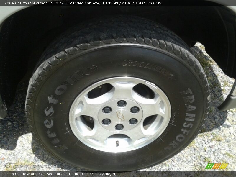 Dark Gray Metallic / Medium Gray 2004 Chevrolet Silverado 1500 Z71 Extended Cab 4x4