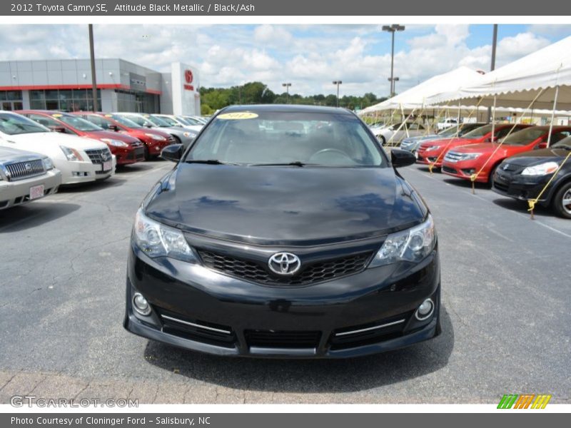 Attitude Black Metallic / Black/Ash 2012 Toyota Camry SE