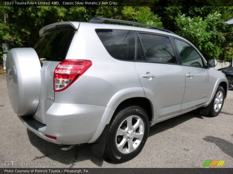 Classic Silver Metallic / Ash Gray 2010 Toyota RAV4 Limited 4WD