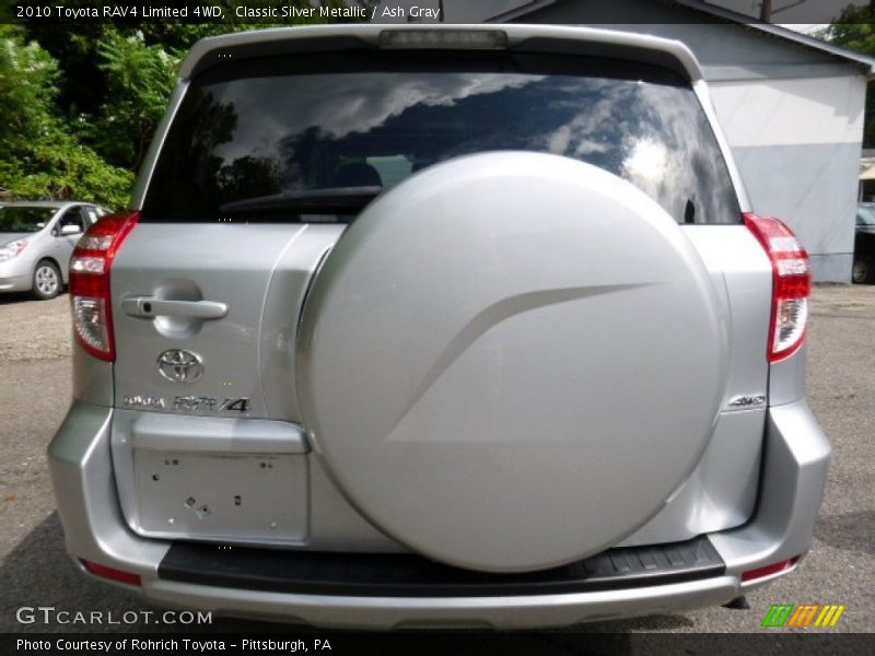 Classic Silver Metallic / Ash Gray 2010 Toyota RAV4 Limited 4WD