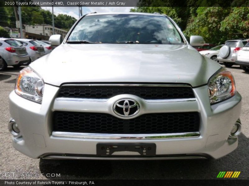 Classic Silver Metallic / Ash Gray 2010 Toyota RAV4 Limited 4WD