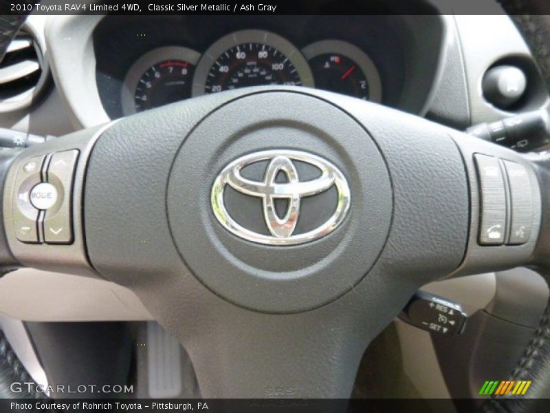 Classic Silver Metallic / Ash Gray 2010 Toyota RAV4 Limited 4WD
