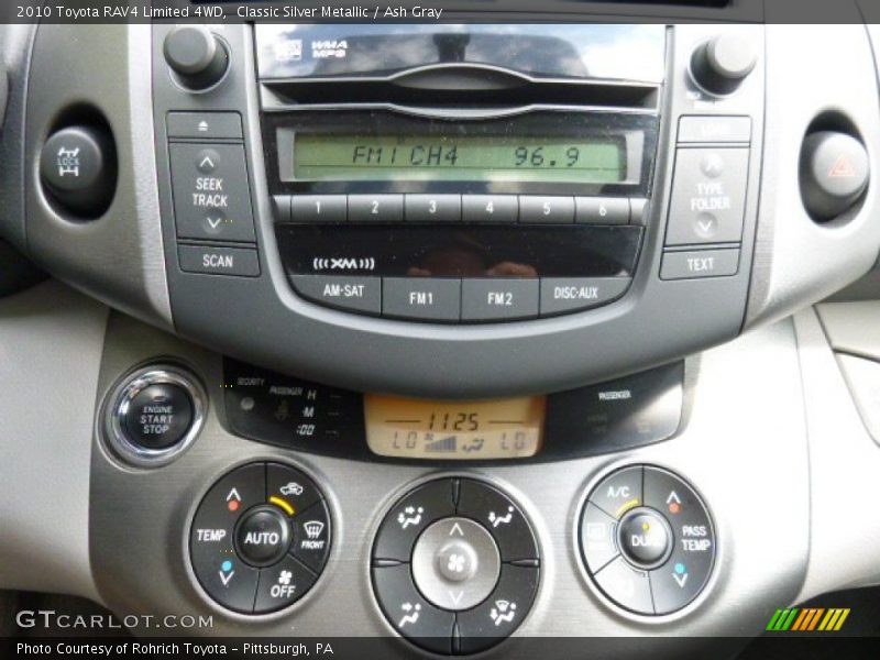 Classic Silver Metallic / Ash Gray 2010 Toyota RAV4 Limited 4WD