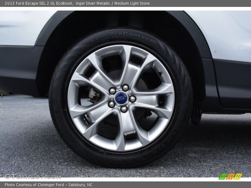 Ingot Silver Metallic / Medium Light Stone 2013 Ford Escape SEL 2.0L EcoBoost