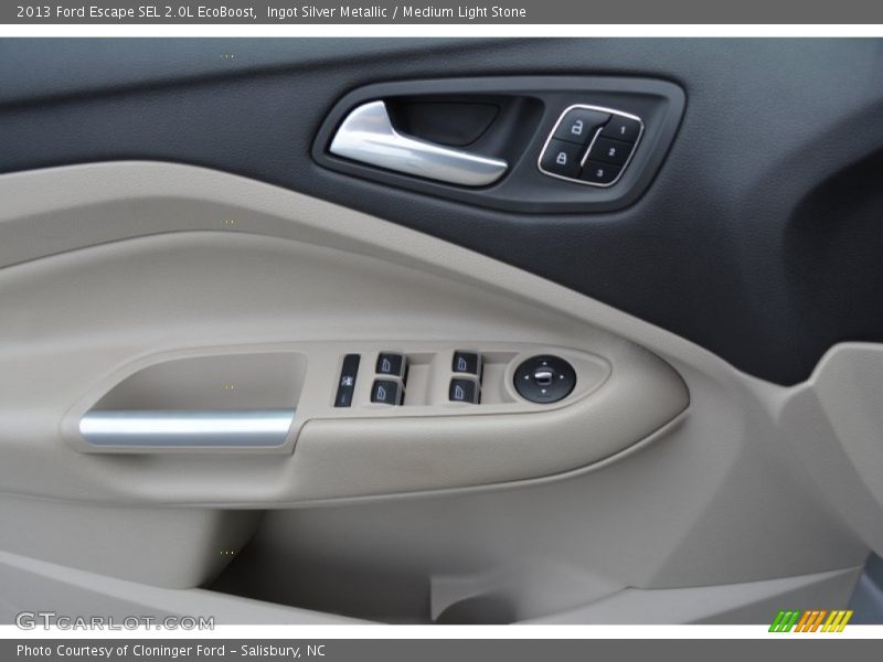 Ingot Silver Metallic / Medium Light Stone 2013 Ford Escape SEL 2.0L EcoBoost