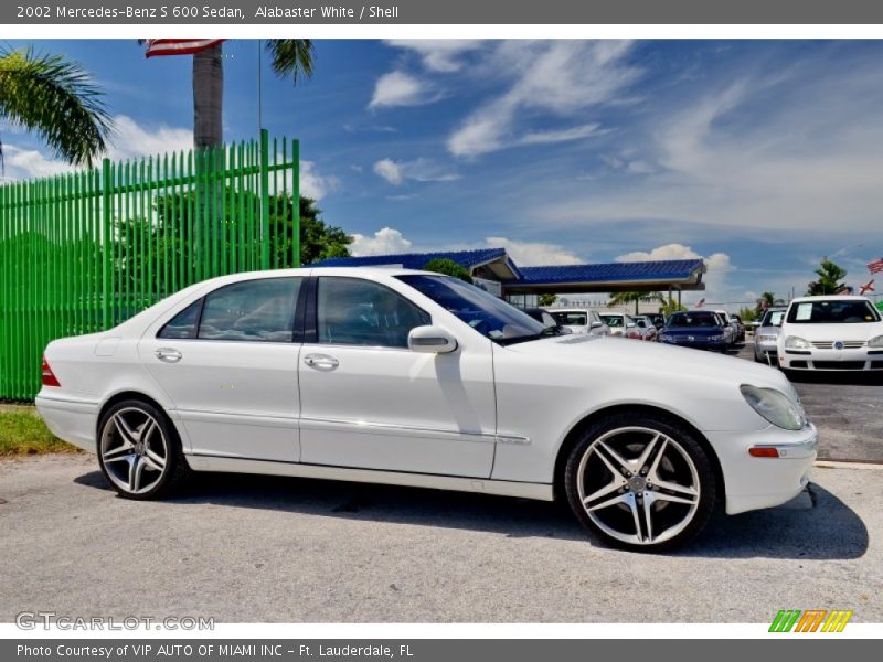  2002 S 600 Sedan Alabaster White