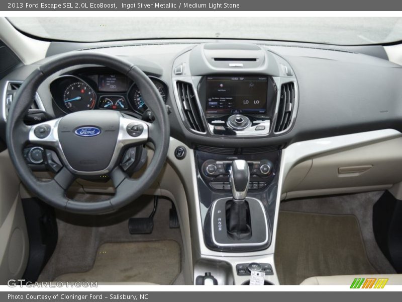 Ingot Silver Metallic / Medium Light Stone 2013 Ford Escape SEL 2.0L EcoBoost