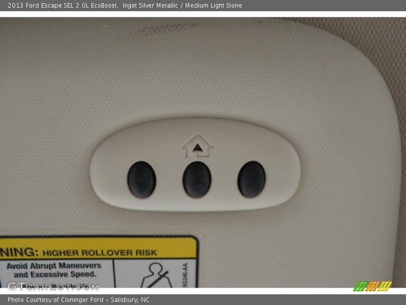Ingot Silver Metallic / Medium Light Stone 2013 Ford Escape SEL 2.0L EcoBoost