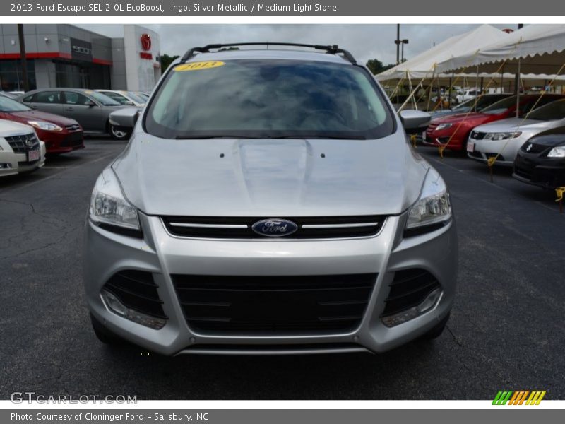 Ingot Silver Metallic / Medium Light Stone 2013 Ford Escape SEL 2.0L EcoBoost