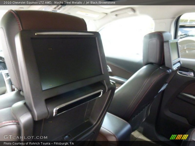 Mocha Steel Metallic / Jet Black/Brownstone 2010 Chevrolet Equinox LTZ AWD
