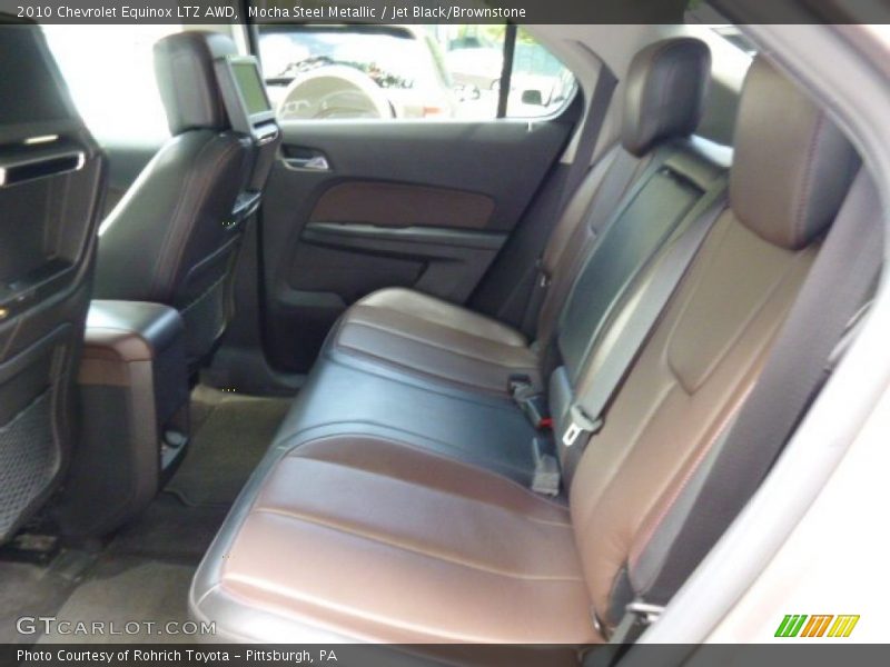 Mocha Steel Metallic / Jet Black/Brownstone 2010 Chevrolet Equinox LTZ AWD