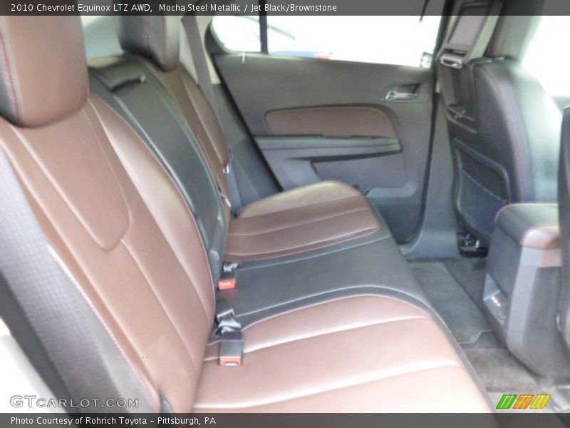 Mocha Steel Metallic / Jet Black/Brownstone 2010 Chevrolet Equinox LTZ AWD