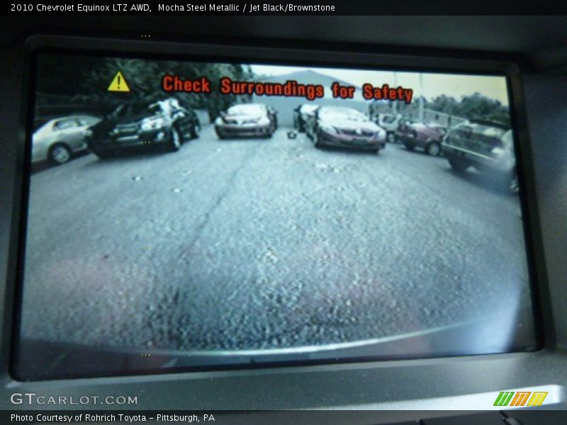 Mocha Steel Metallic / Jet Black/Brownstone 2010 Chevrolet Equinox LTZ AWD