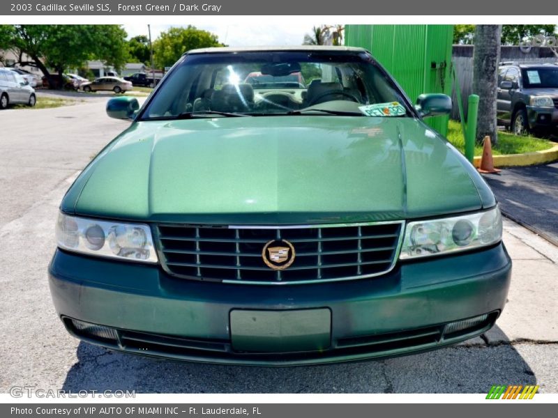 Forest Green / Dark Gray 2003 Cadillac Seville SLS