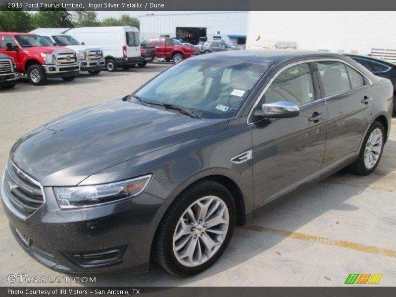 Ingot Silver Metallic / Dune 2015 Ford Taurus Limited