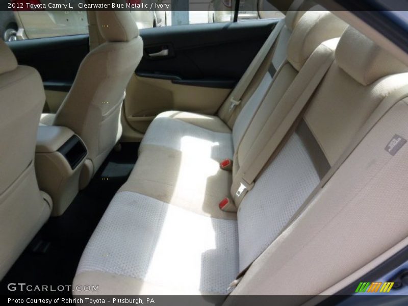 Clearwater Blue Metallic / Ivory 2012 Toyota Camry L
