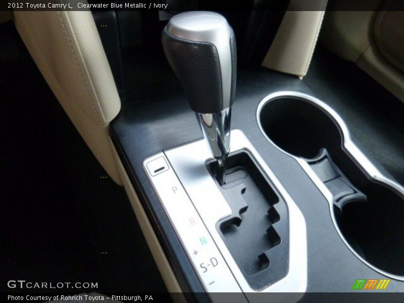 Clearwater Blue Metallic / Ivory 2012 Toyota Camry L