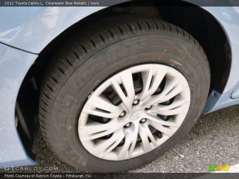 Clearwater Blue Metallic / Ivory 2012 Toyota Camry L