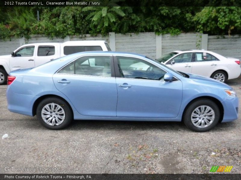 Clearwater Blue Metallic / Ivory 2012 Toyota Camry L