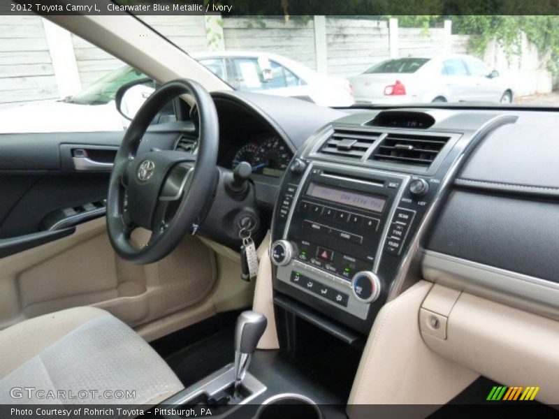 Clearwater Blue Metallic / Ivory 2012 Toyota Camry L