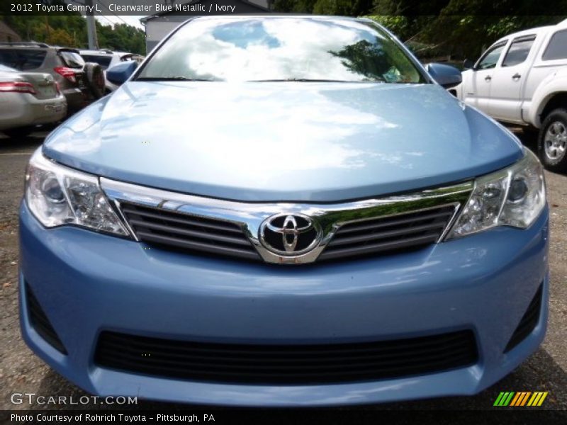 Clearwater Blue Metallic / Ivory 2012 Toyota Camry L
