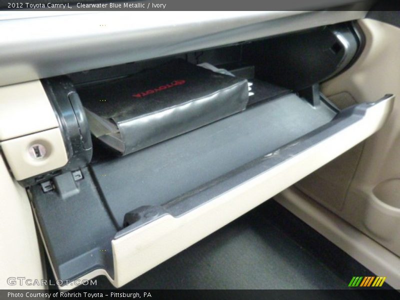 Clearwater Blue Metallic / Ivory 2012 Toyota Camry L