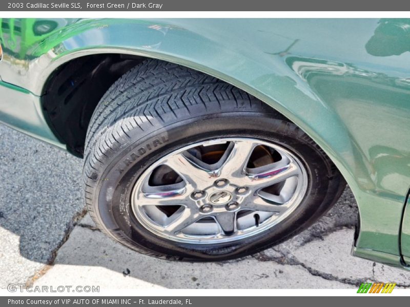 Forest Green / Dark Gray 2003 Cadillac Seville SLS