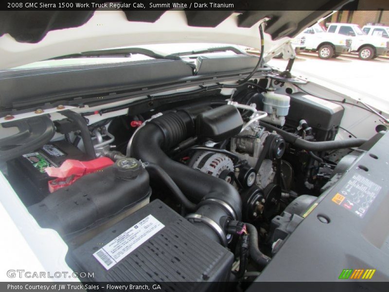 Summit White / Dark Titanium 2008 GMC Sierra 1500 Work Truck Regular Cab