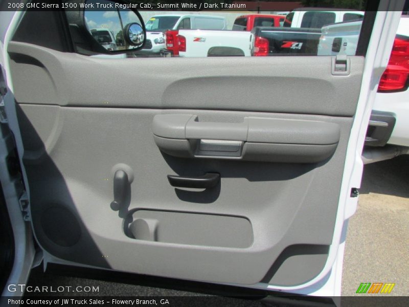Summit White / Dark Titanium 2008 GMC Sierra 1500 Work Truck Regular Cab