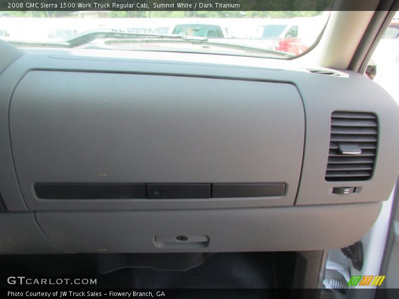 Summit White / Dark Titanium 2008 GMC Sierra 1500 Work Truck Regular Cab