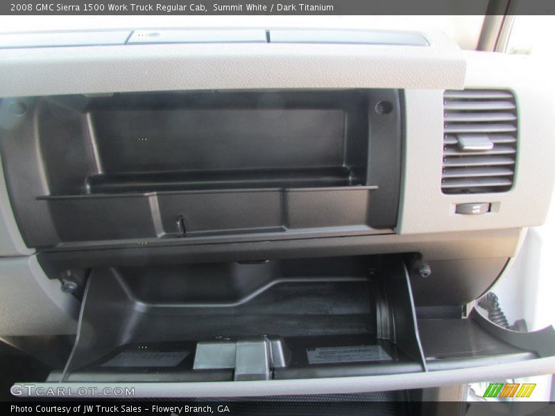 Summit White / Dark Titanium 2008 GMC Sierra 1500 Work Truck Regular Cab