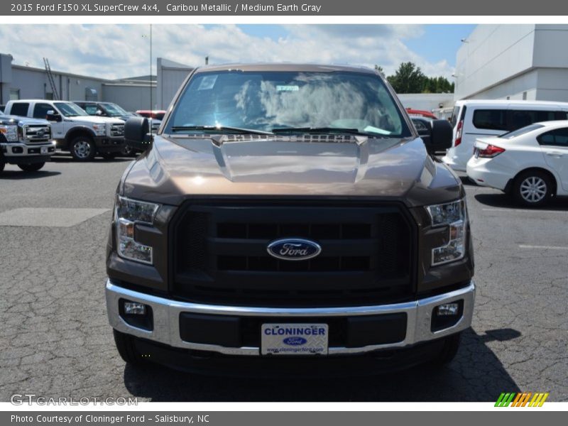 Caribou Metallic / Medium Earth Gray 2015 Ford F150 XL SuperCrew 4x4