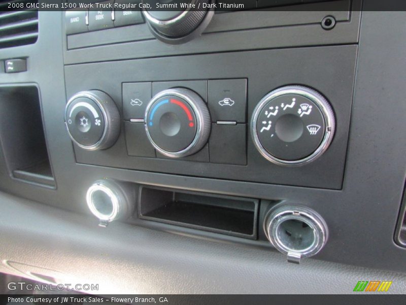 Summit White / Dark Titanium 2008 GMC Sierra 1500 Work Truck Regular Cab