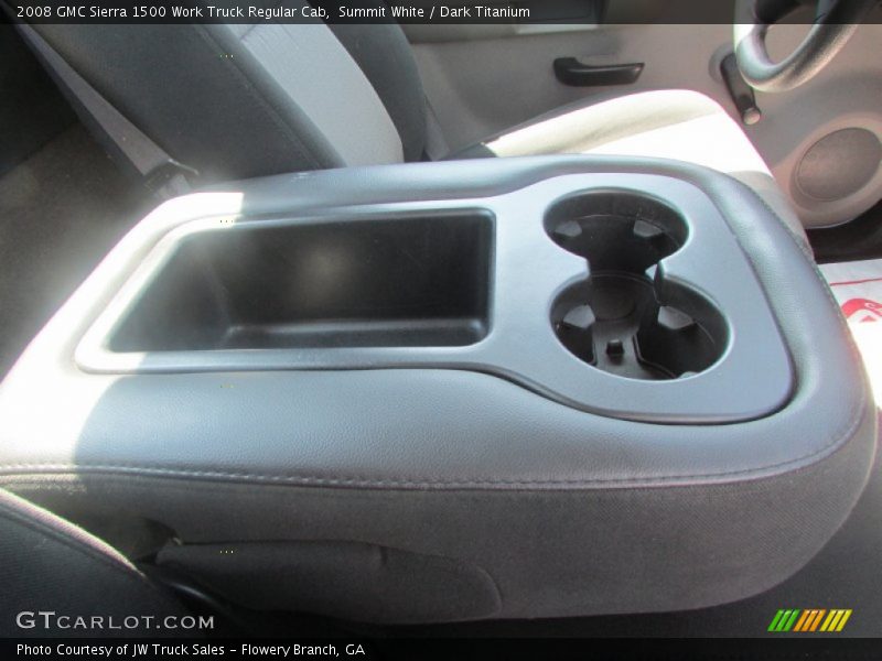 Summit White / Dark Titanium 2008 GMC Sierra 1500 Work Truck Regular Cab