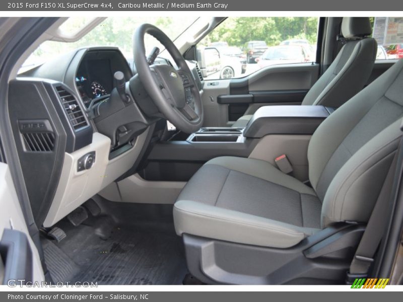 Caribou Metallic / Medium Earth Gray 2015 Ford F150 XL SuperCrew 4x4