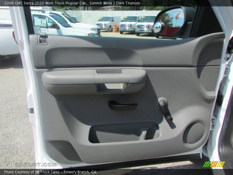 Summit White / Dark Titanium 2008 GMC Sierra 1500 Work Truck Regular Cab