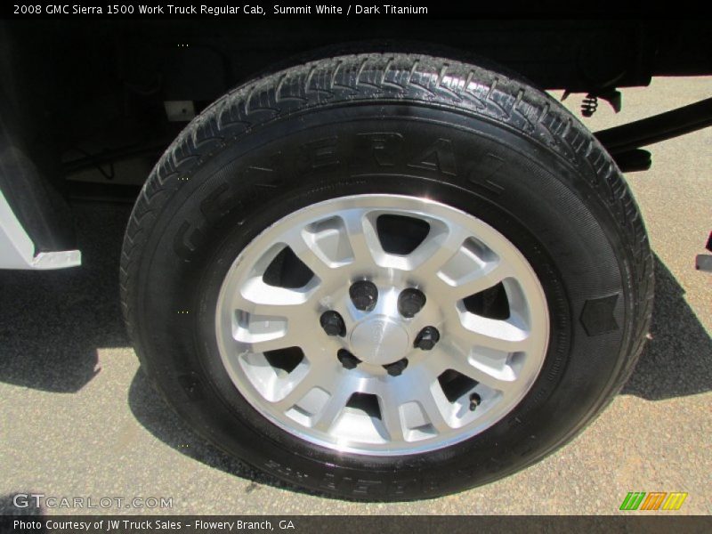 Summit White / Dark Titanium 2008 GMC Sierra 1500 Work Truck Regular Cab