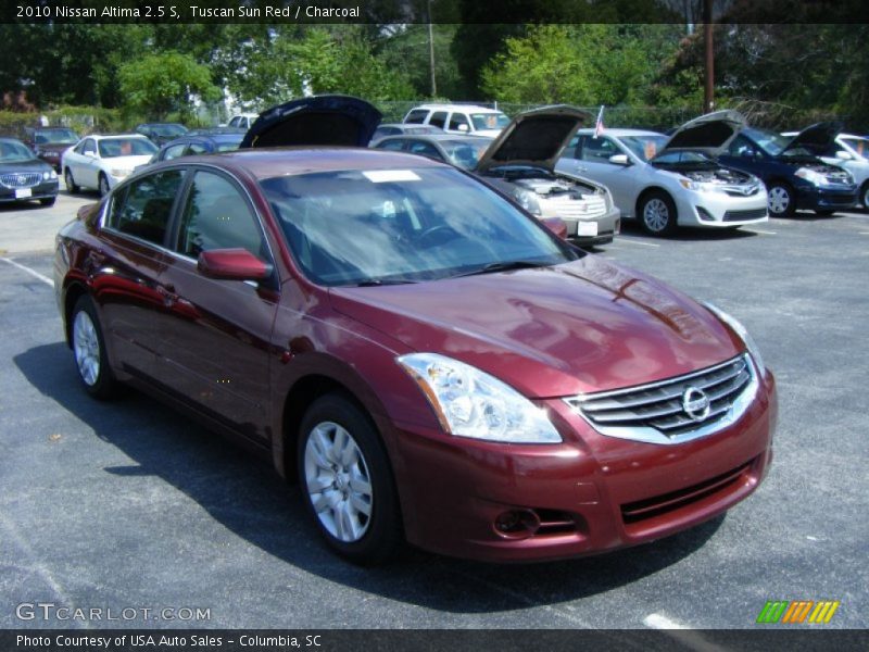 Tuscan Sun Red / Charcoal 2010 Nissan Altima 2.5 S