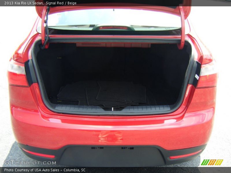 Signal Red / Beige 2013 Kia Rio LX Sedan