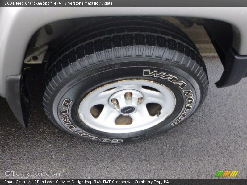 Silverstone Metallic / Agate 2001 Jeep Cherokee Sport 4x4