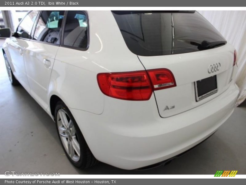Ibis White / Black 2011 Audi A3 2.0 TDI