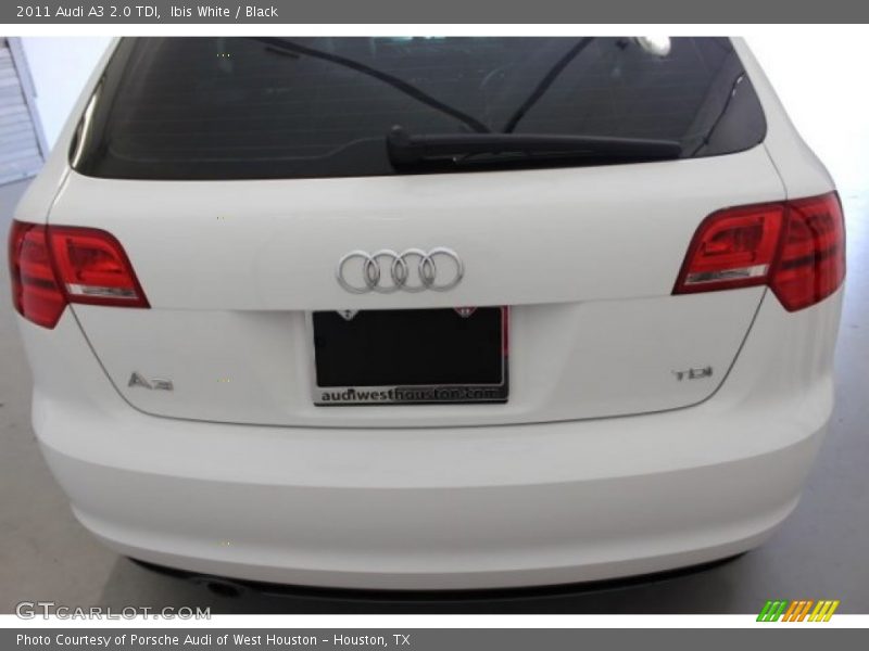 Ibis White / Black 2011 Audi A3 2.0 TDI