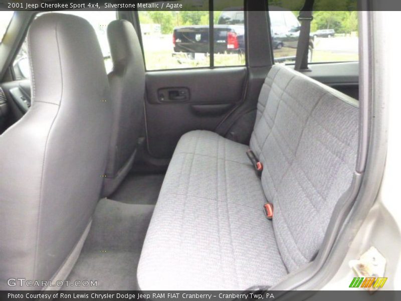 Silverstone Metallic / Agate 2001 Jeep Cherokee Sport 4x4