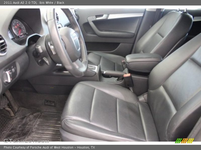 Ibis White / Black 2011 Audi A3 2.0 TDI