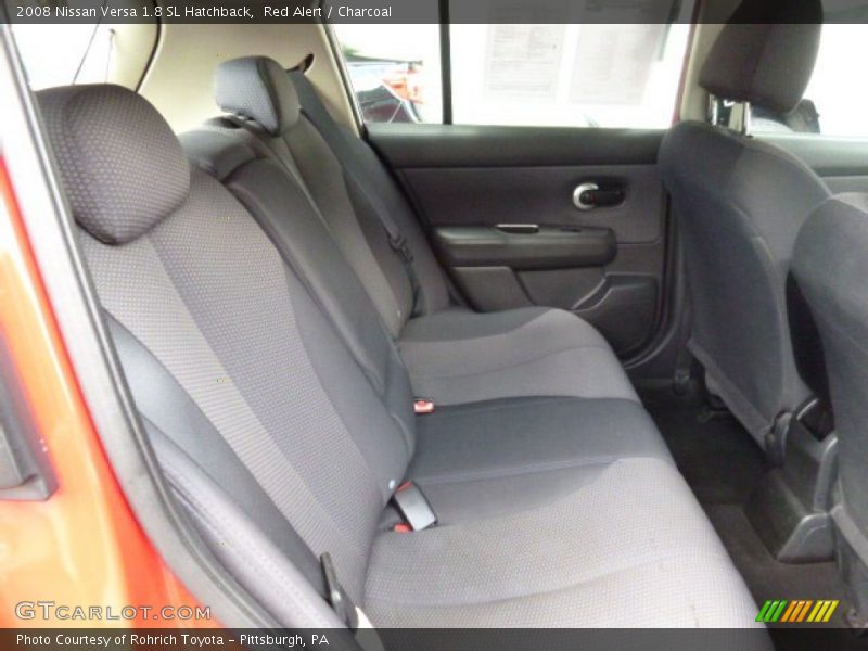 Red Alert / Charcoal 2008 Nissan Versa 1.8 SL Hatchback