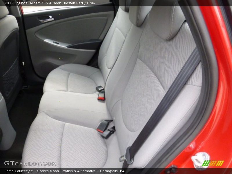 Boston Red / Gray 2012 Hyundai Accent GLS 4 Door