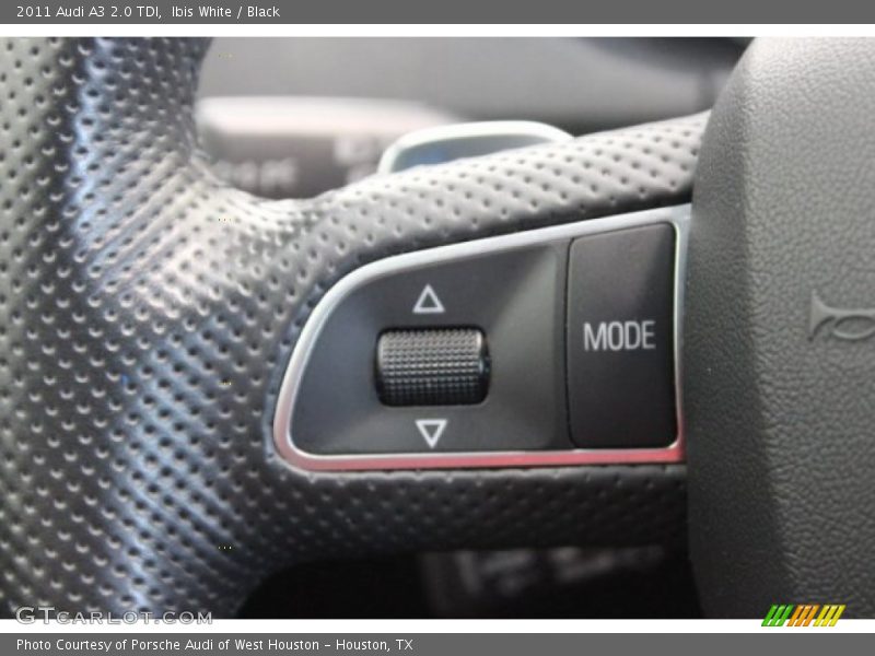 Ibis White / Black 2011 Audi A3 2.0 TDI