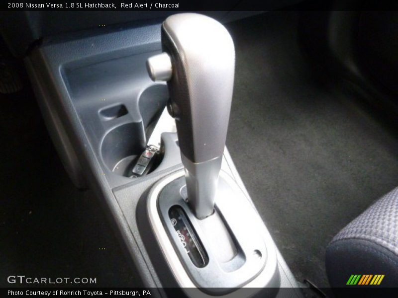Red Alert / Charcoal 2008 Nissan Versa 1.8 SL Hatchback