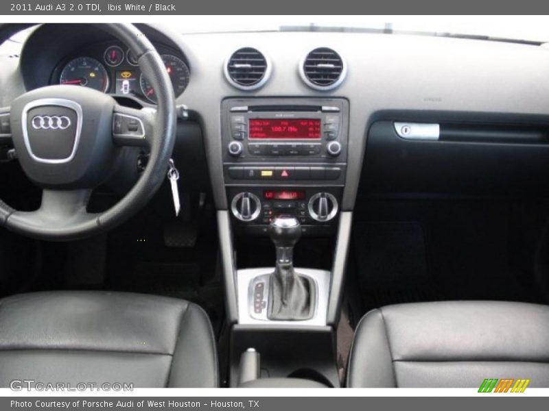 Ibis White / Black 2011 Audi A3 2.0 TDI