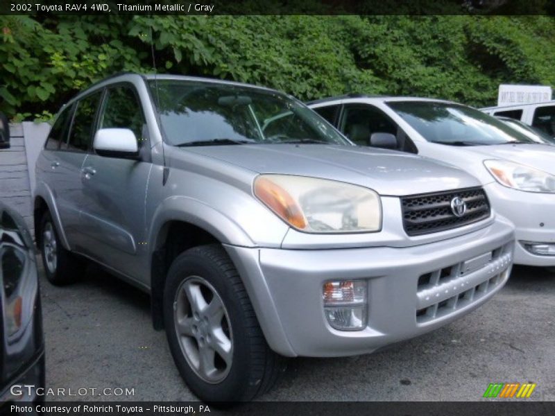 Titanium Metallic / Gray 2002 Toyota RAV4 4WD